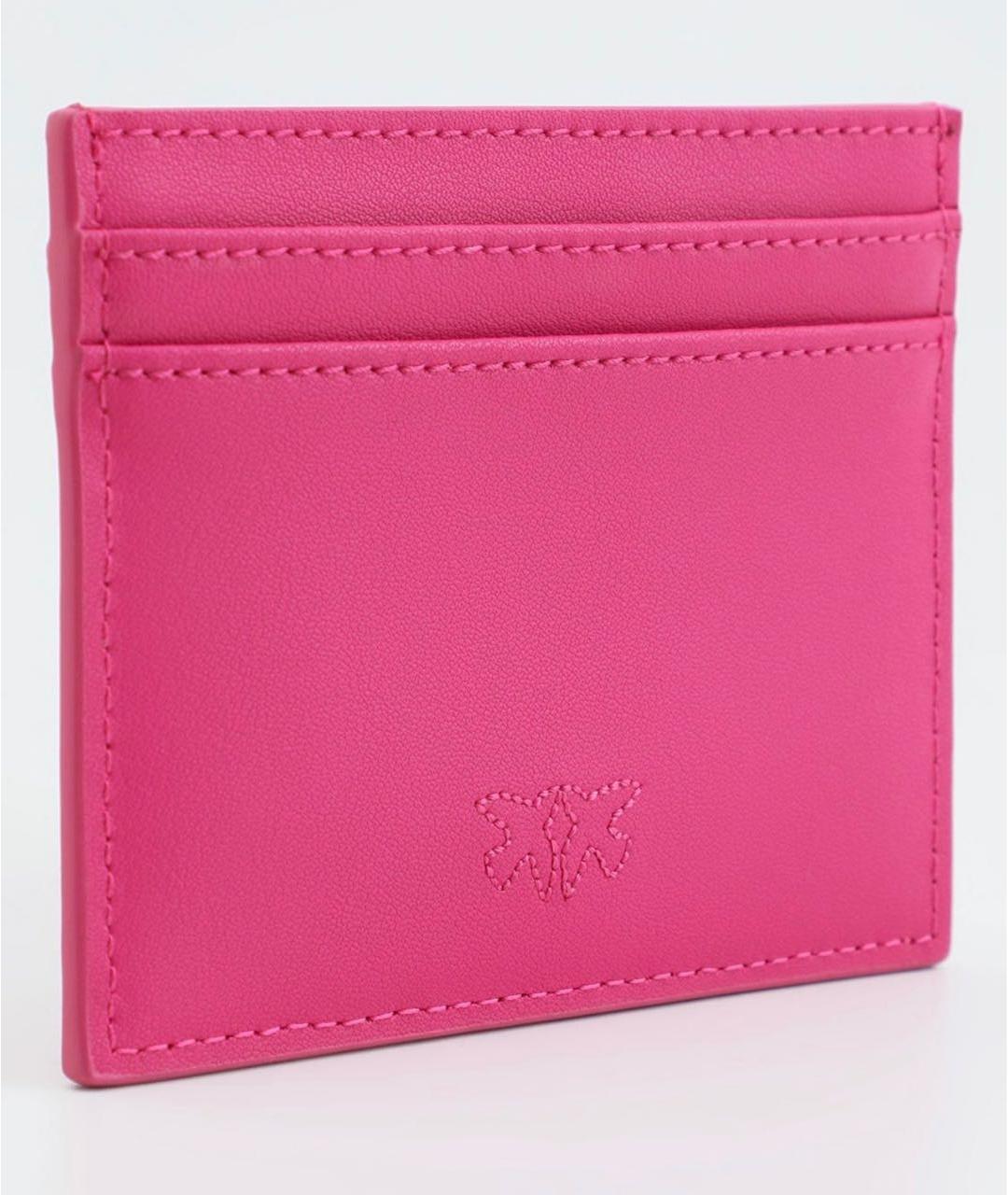 PINKO Розовый кожаный кардхолдер, фото 2