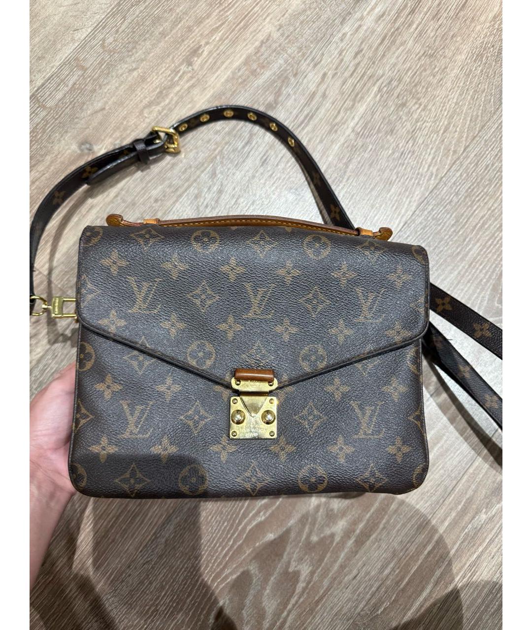 LOUIS VUITTON Коричневая сумка через плечо, фото 9