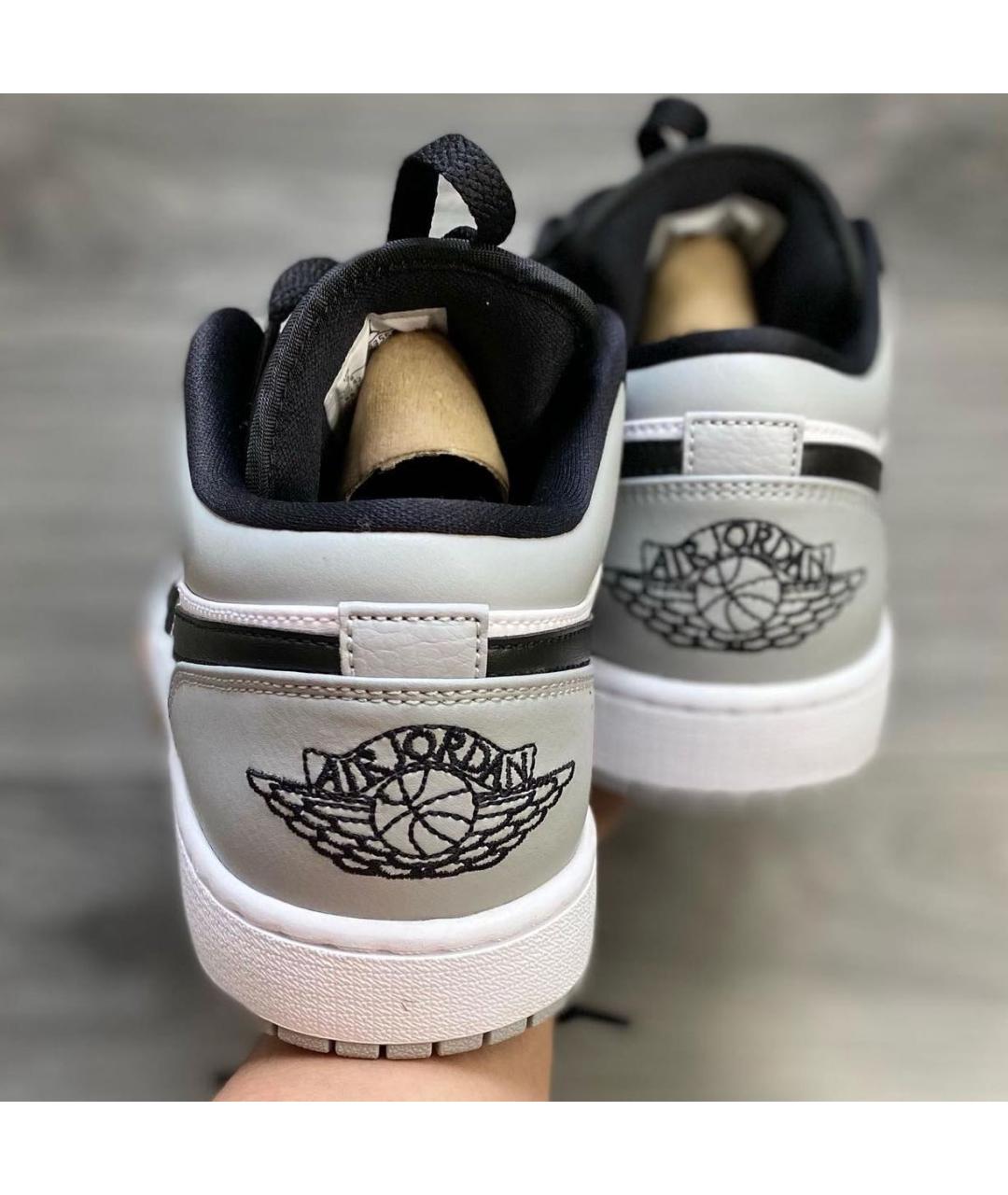 JORDAN Серые кроссовки из искусственной кожи, фото 3