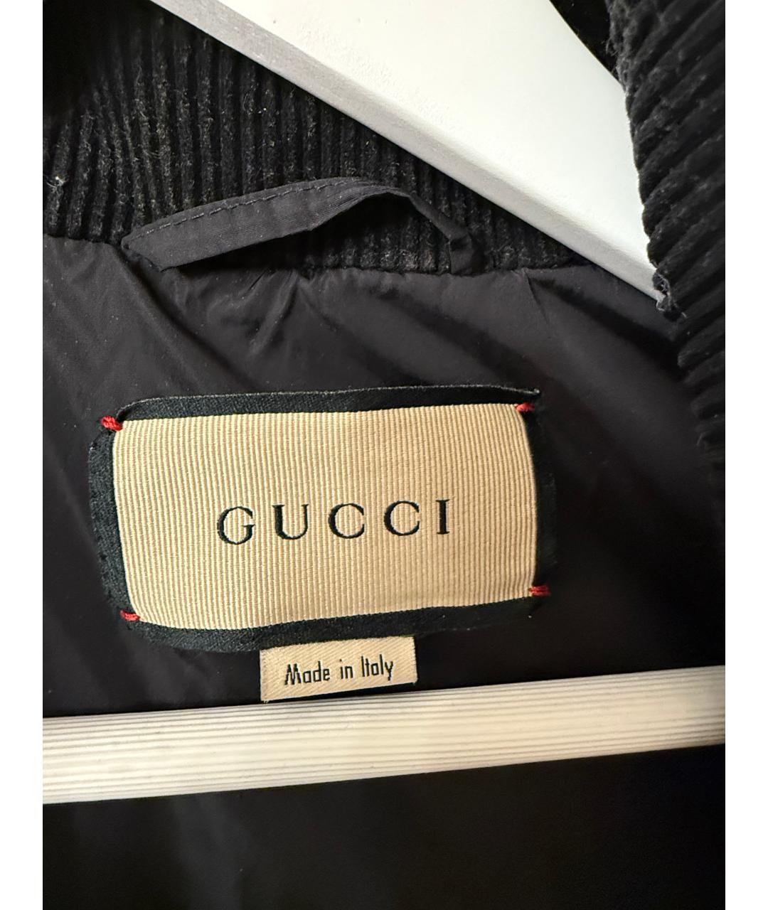 GUCCI Коричневая полиамидовая куртка, фото 3