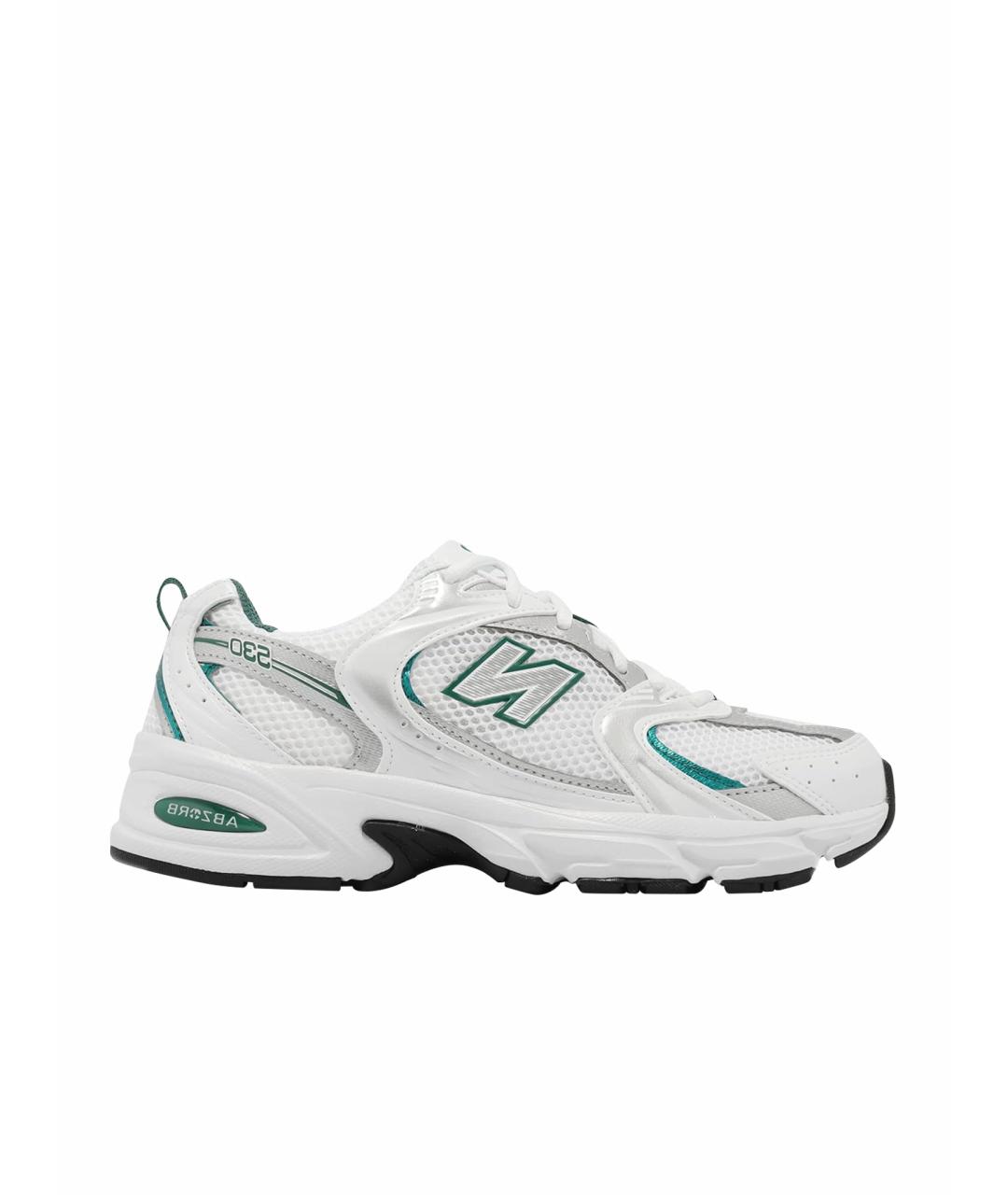 NEW BALANCE Зеленые кроссовки из искусственной кожи, фото 1