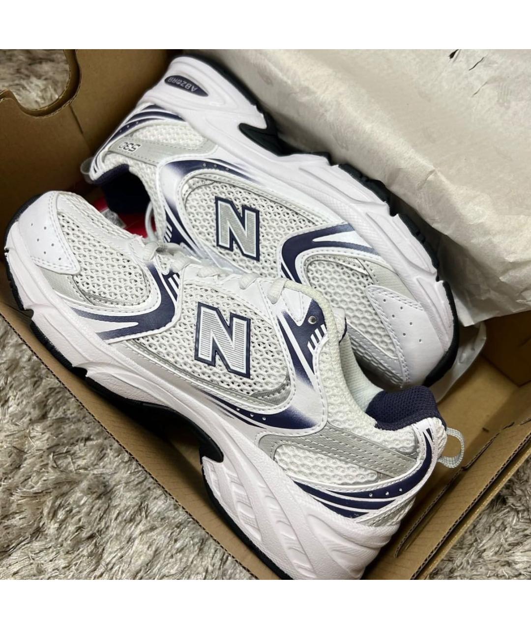 NEW BALANCE Белые кроссовки, фото 3