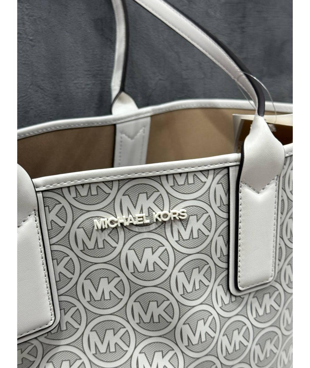 MICHAEL KORS Серая сумка тоут, фото 2