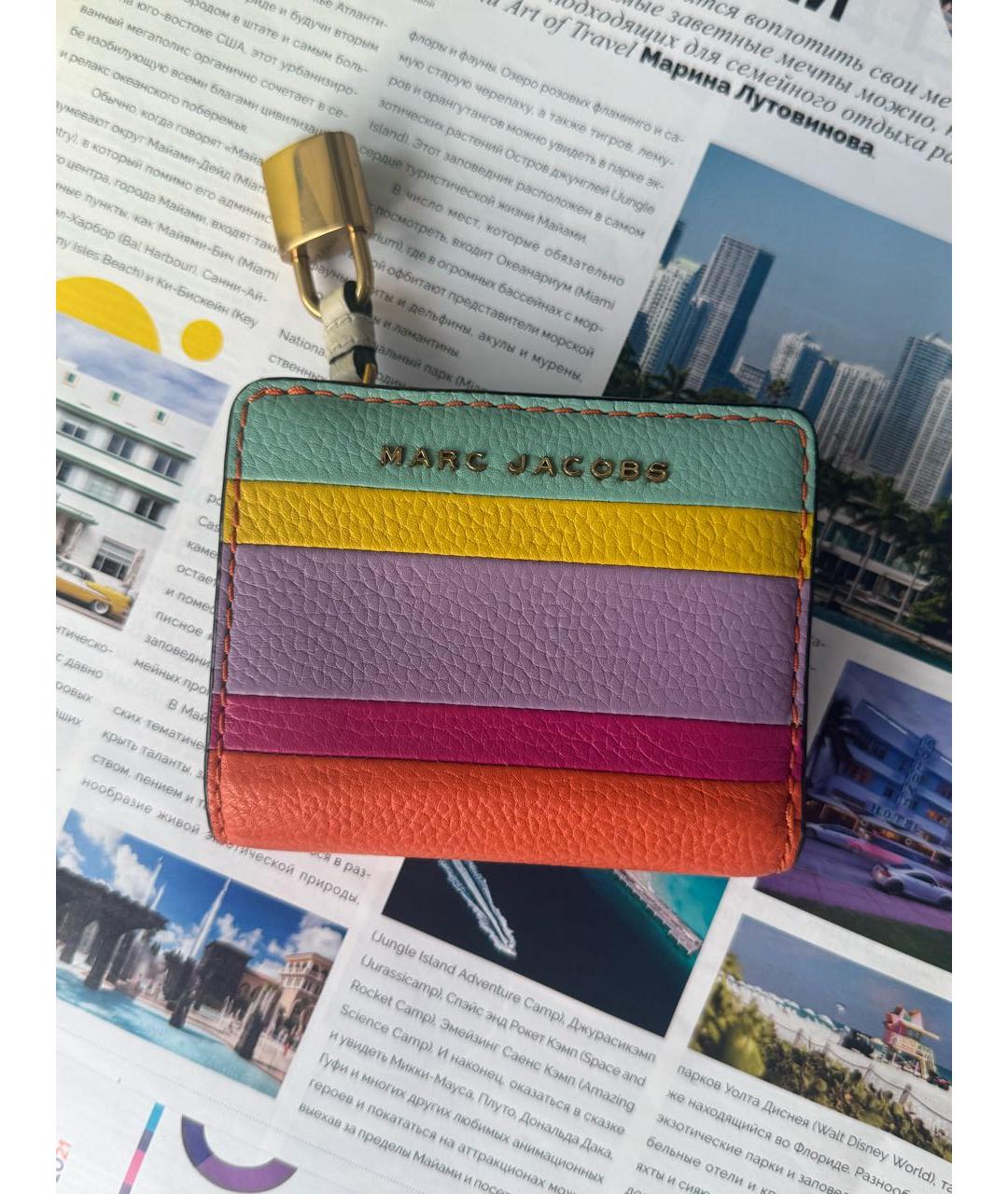 MARC JACOBS Мульти кожаный кошелек, фото 9