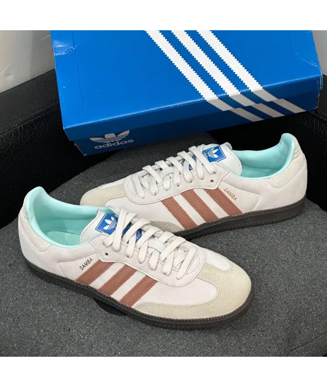 ADIDAS Бежевые замшевые кеды, фото 4