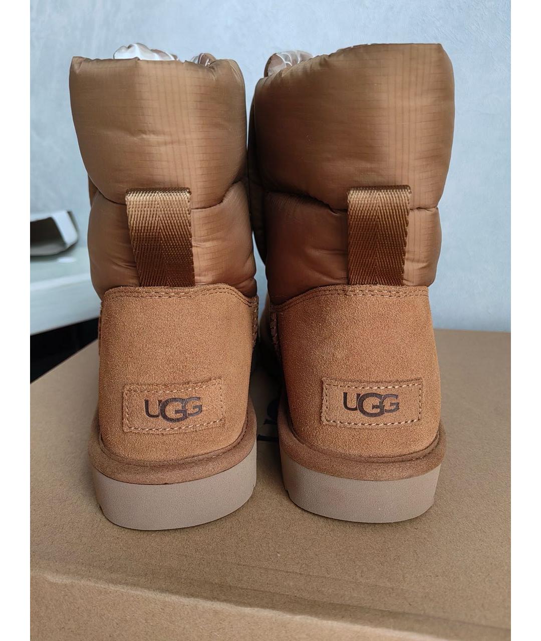 UGG AUSTRALIA Бежевые замшевые ботинки, фото 8