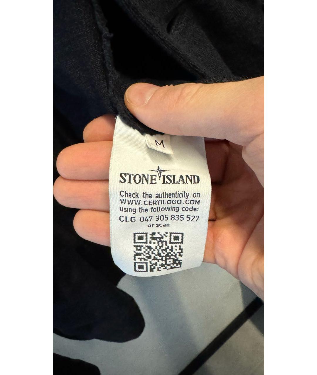 STONE ISLAND Черная куртка, фото 5