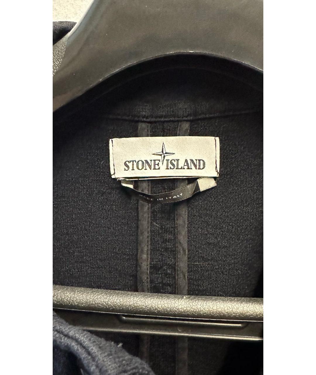 STONE ISLAND Черная куртка, фото 3