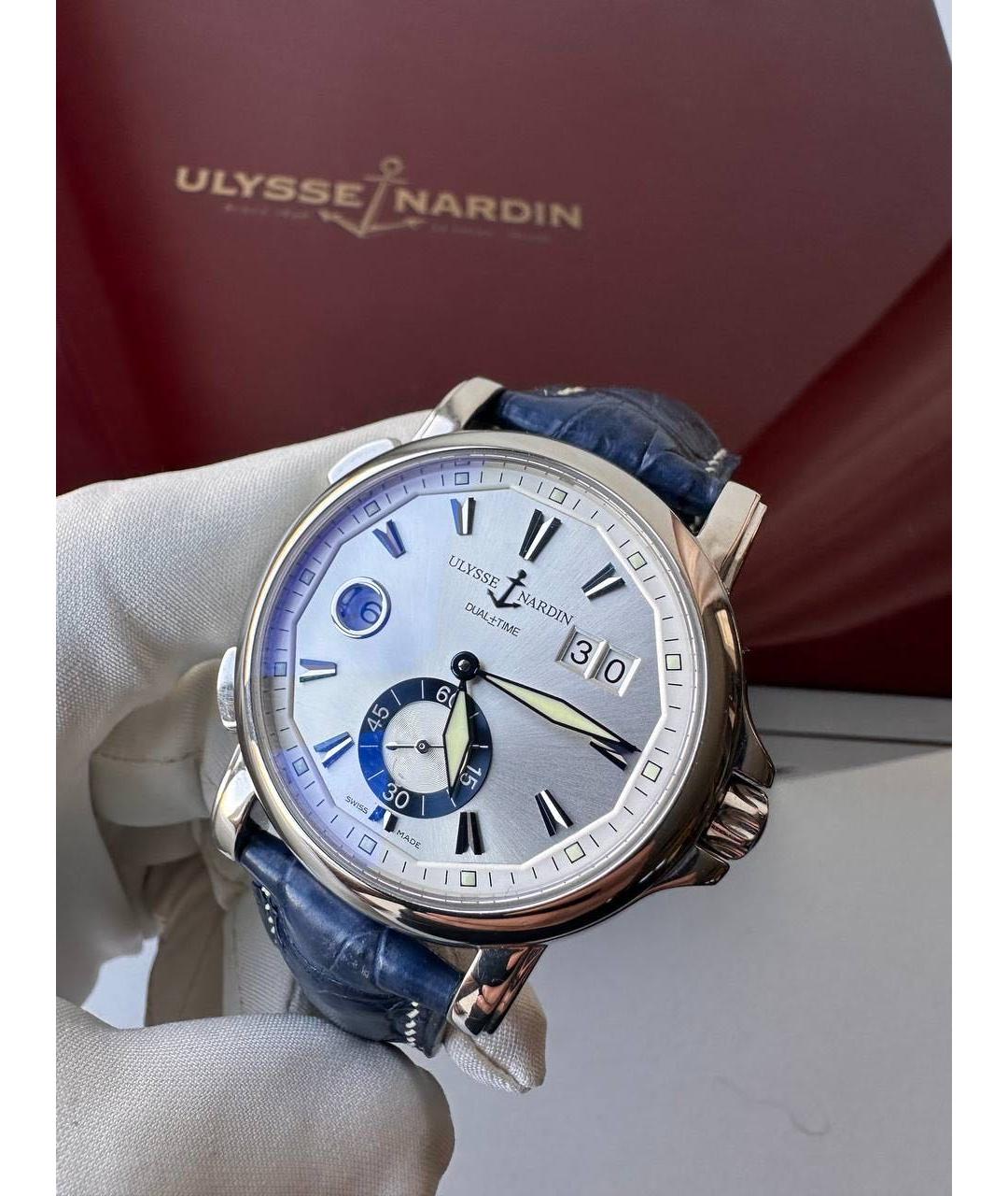 Ulysse Nardin Серебряные металлические часы, фото 2