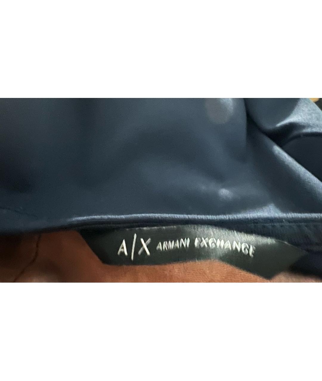 ARMANI EXCHANGE Синее повседневное платье, фото 3