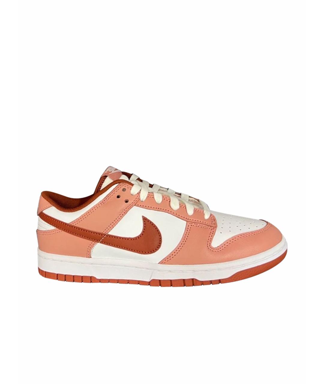 NIKE Красные кроссовки из искусственной кожи, фото 1