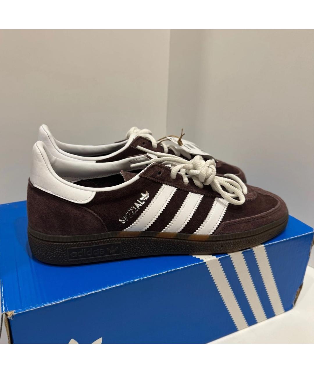 ADIDAS Коричневые замшевые кеды, фото 3