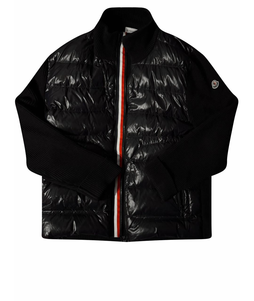 MONCLER Темно-синяя шерстяная куртка, фото 1