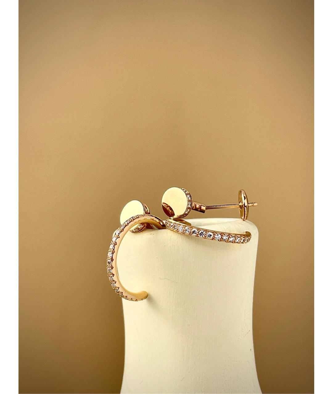 CARTIER Золотые серьги из розового золота, фото 5