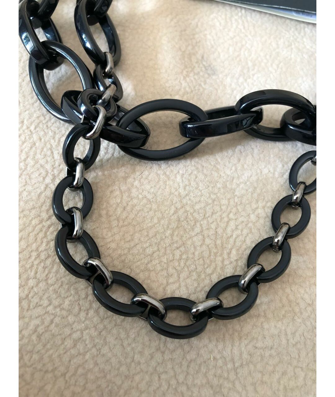 'S MAX MARA Черное пластиковое колье, фото 2