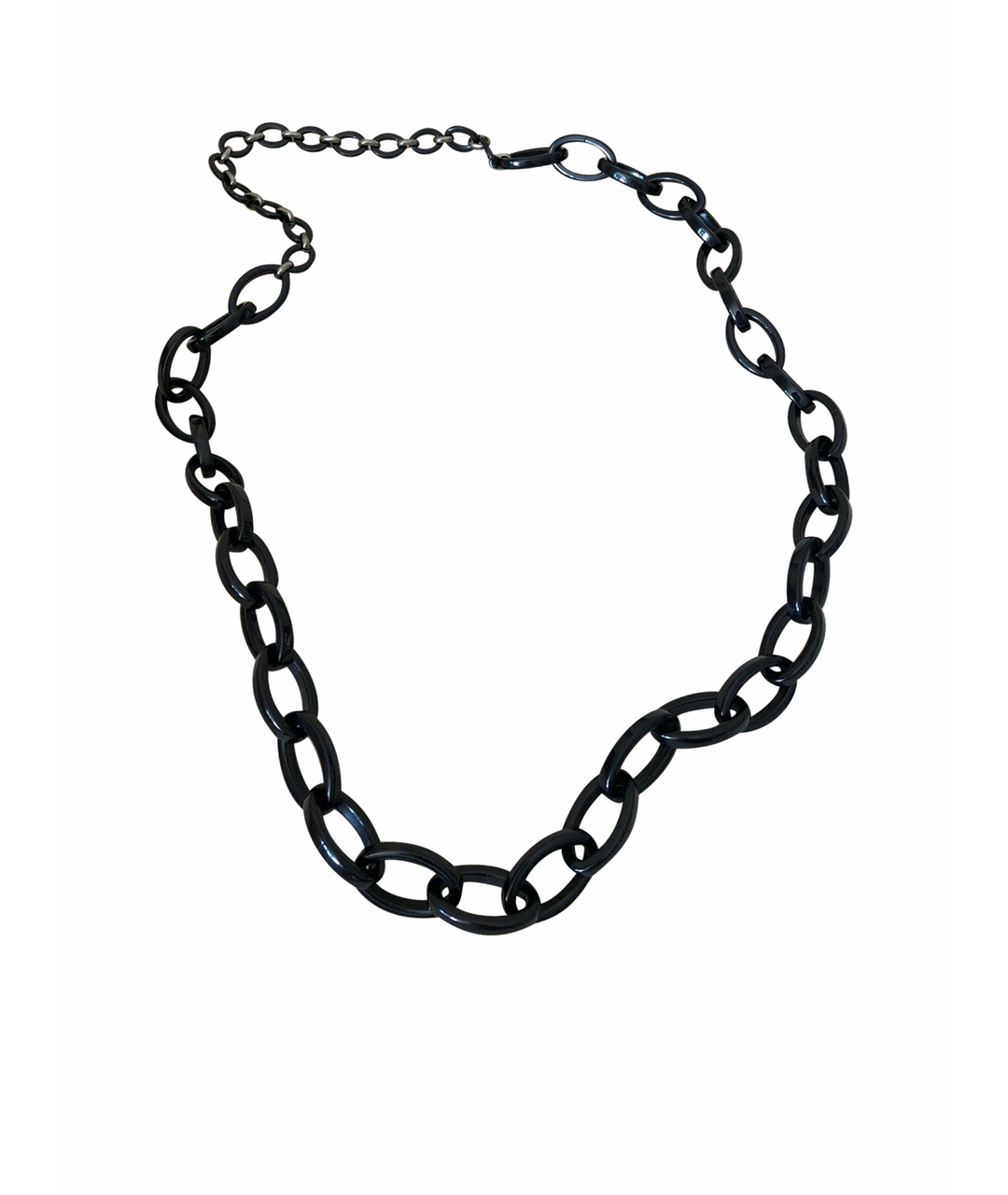 'S MAX MARA Черное пластиковое колье, фото 1