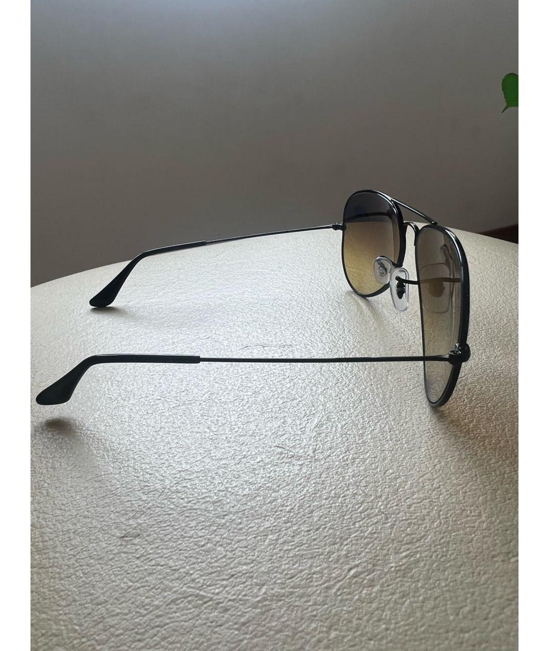 RAY BAN Синие металлические солнцезащитные очки, фото 3