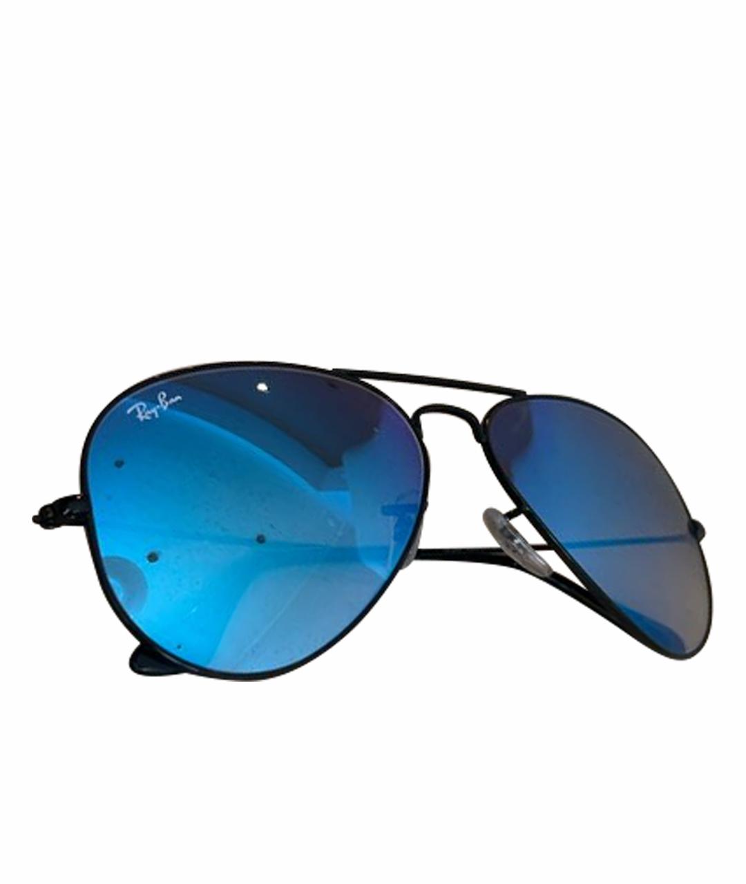 RAY BAN Синие металлические солнцезащитные очки, фото 1