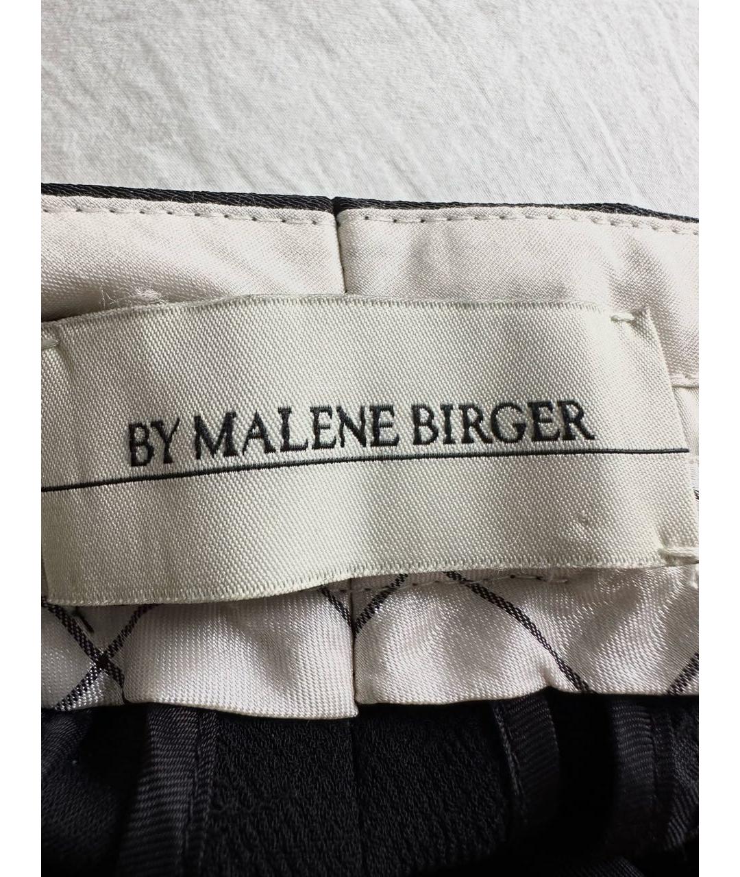 BY MALENE BIRGER Черные полиэстеровые брюки узкие, фото 4