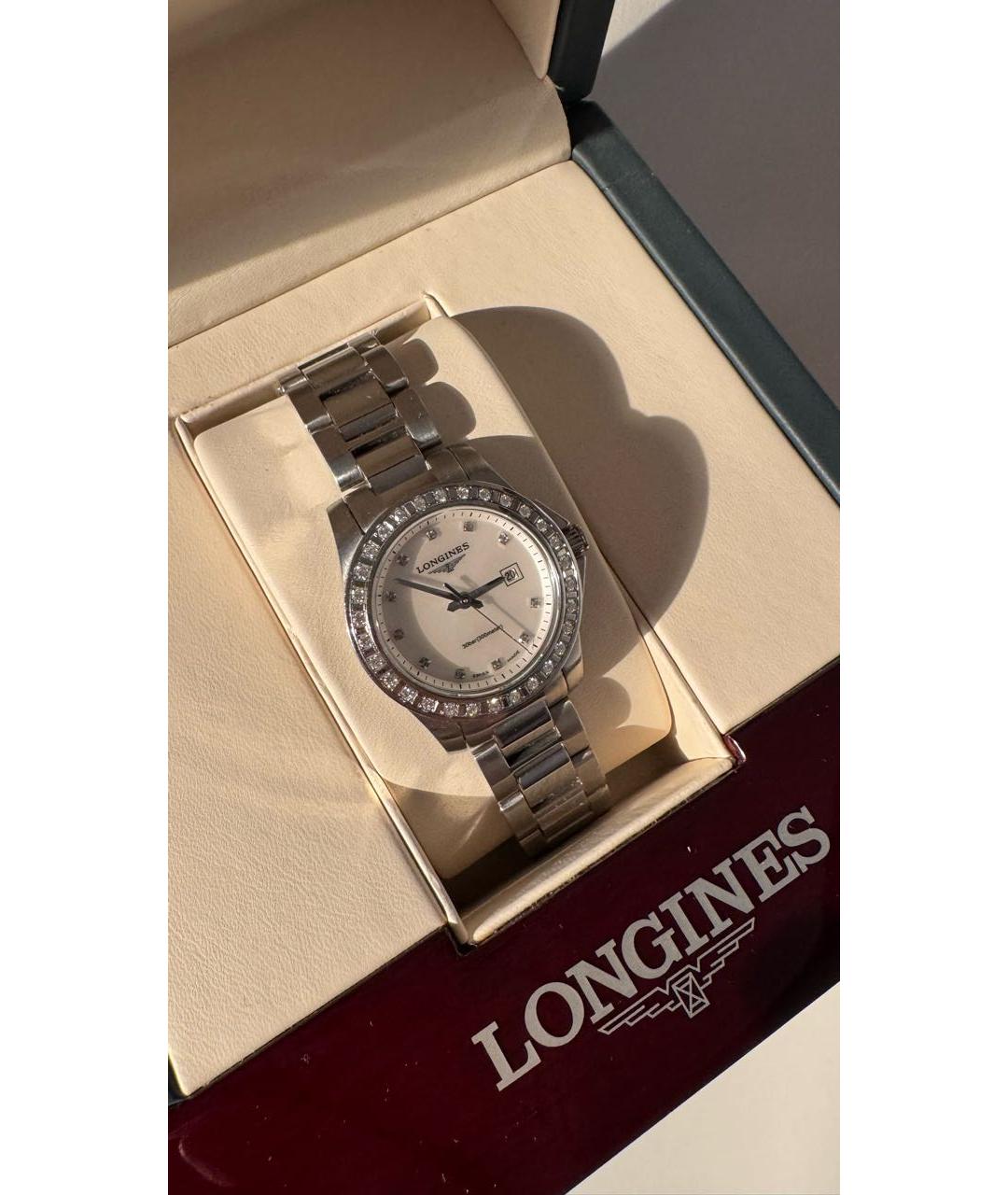 LONGINES Серебряные часы, фото 2