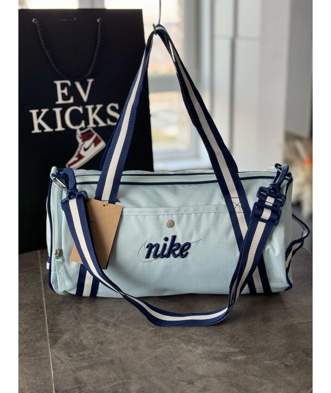 NIKE Голубая дорожная/спортивная сумка, фото 2