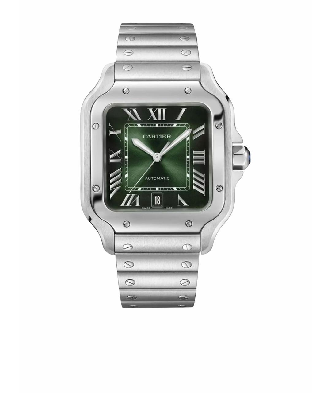 CARTIER Зеленые часы, фото 1