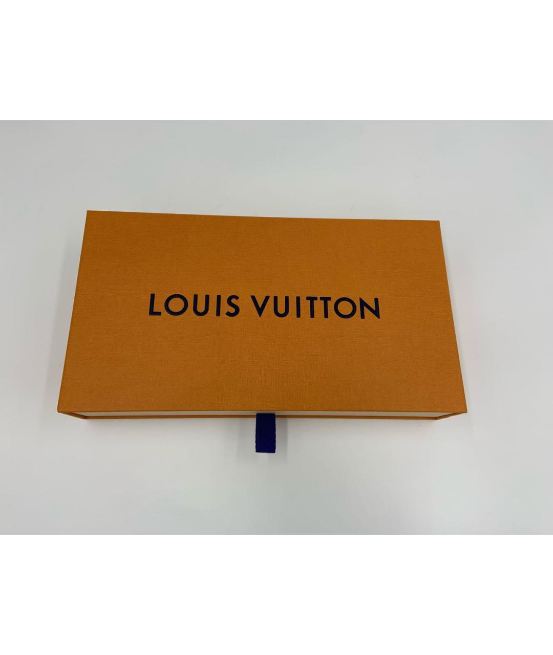 LOUIS VUITTON Розовый шелковый платок, фото 4