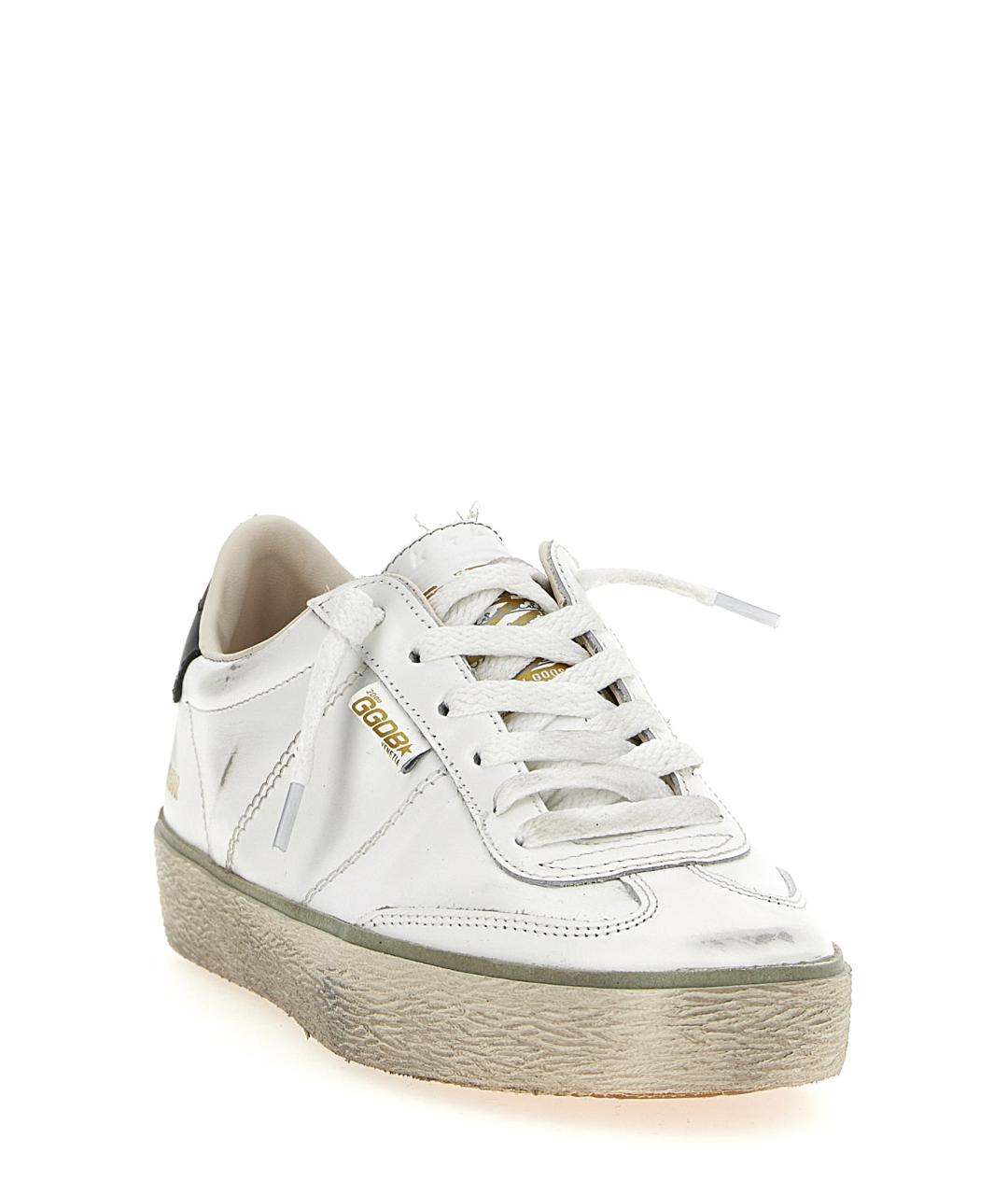 GOLDEN GOOSE DELUXE BRAND Черные кожаные кроссовки, фото 2