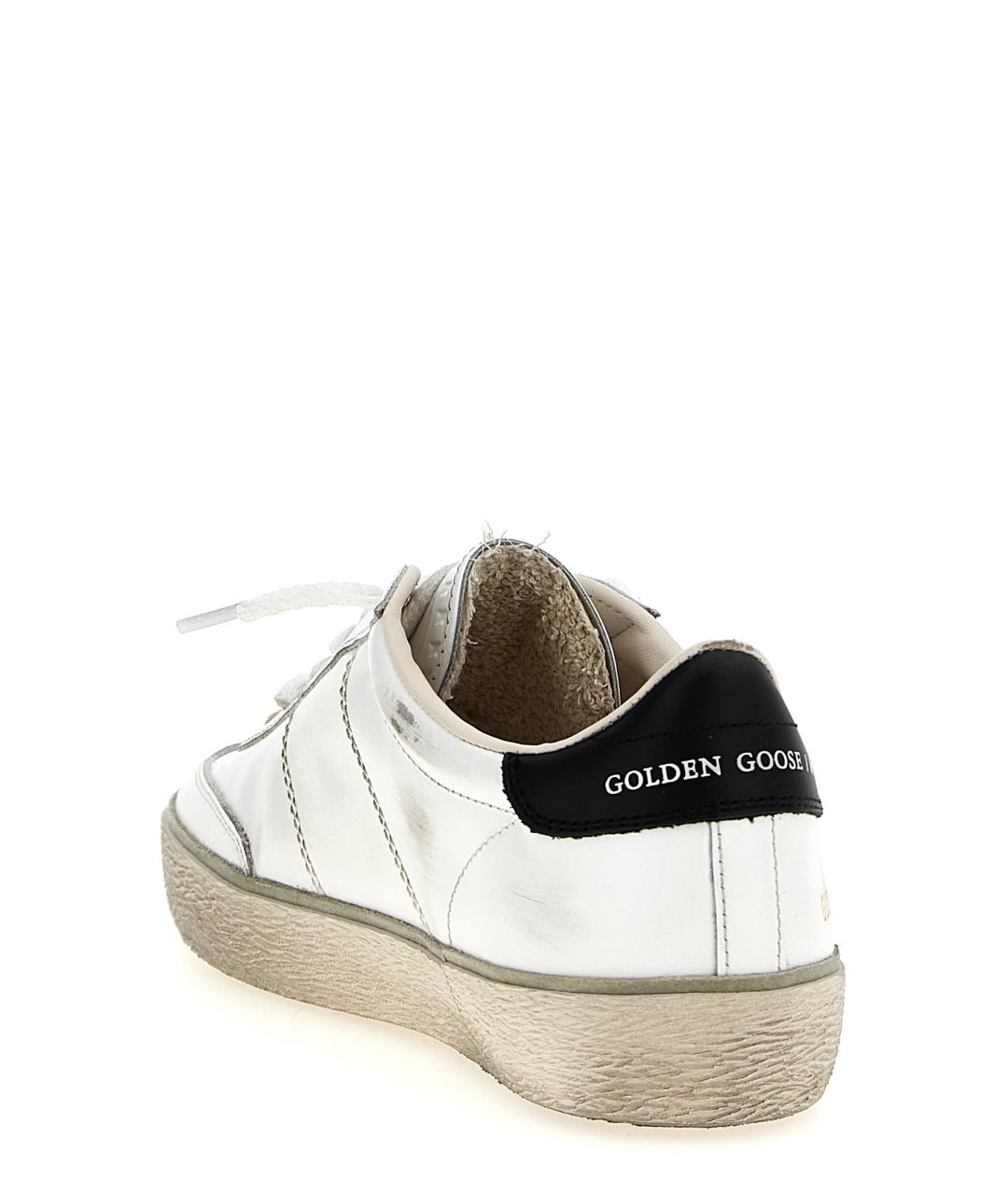 GOLDEN GOOSE DELUXE BRAND Черные кожаные кроссовки, фото 3
