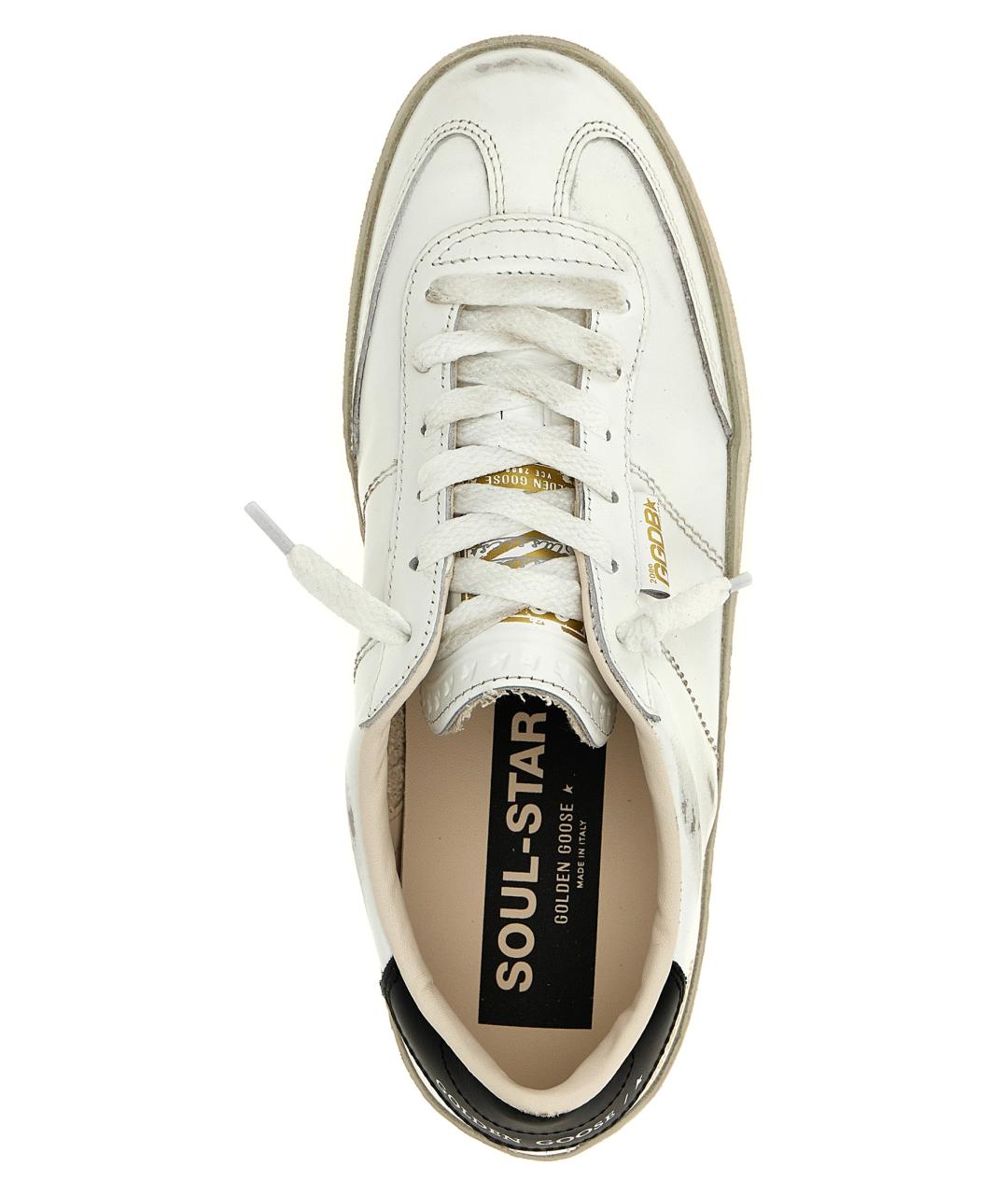 GOLDEN GOOSE DELUXE BRAND Черные кожаные кроссовки, фото 4