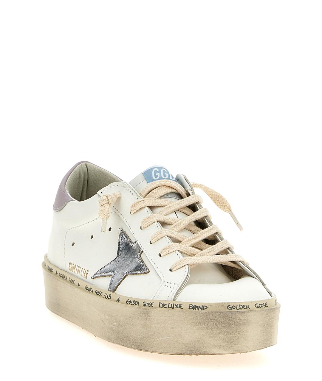 GOLDEN GOOSE DELUXE BRAND Розовые кожаные кроссовки, фото 2