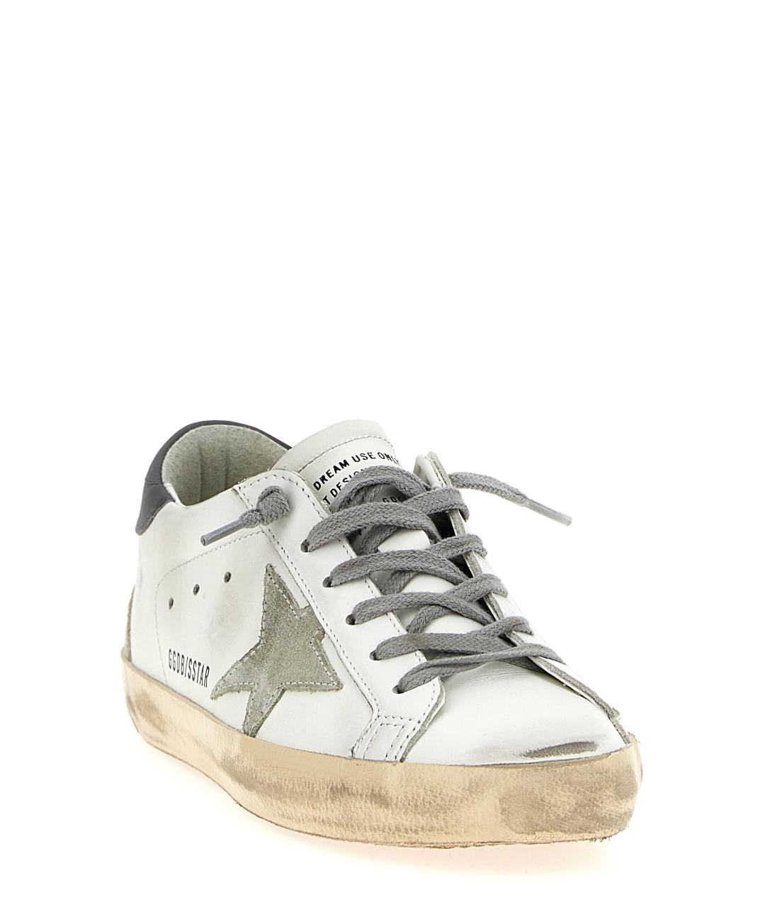 GOLDEN GOOSE DELUXE BRAND Серые кожаные кроссовки, фото 2