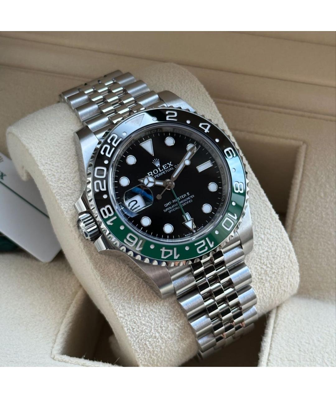 ROLEX Черные часы, фото 4