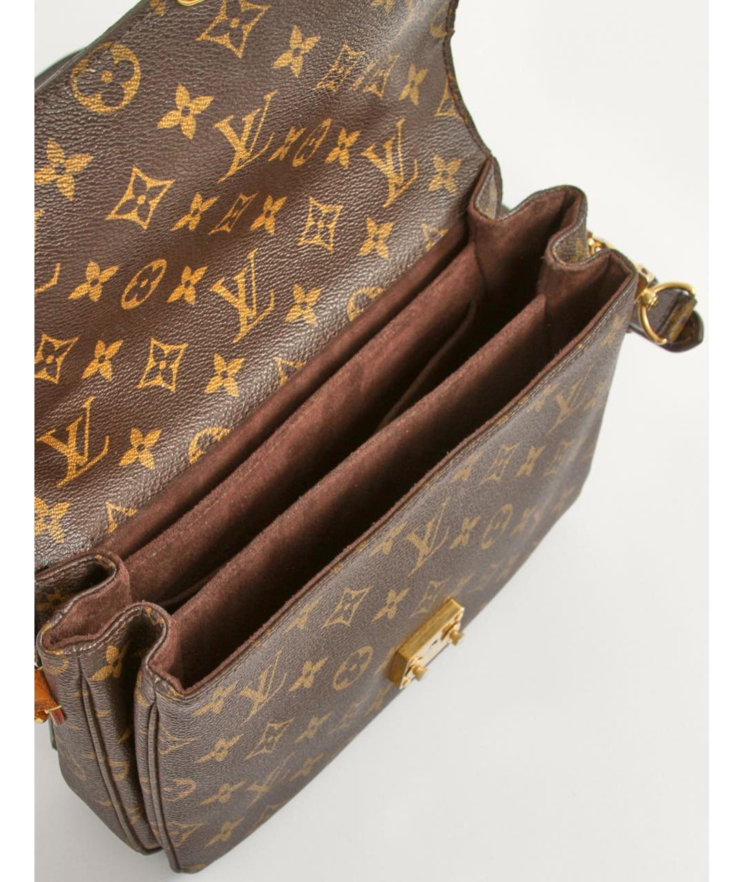 LOUIS VUITTON Коричневая сумка через плечо, фото 3