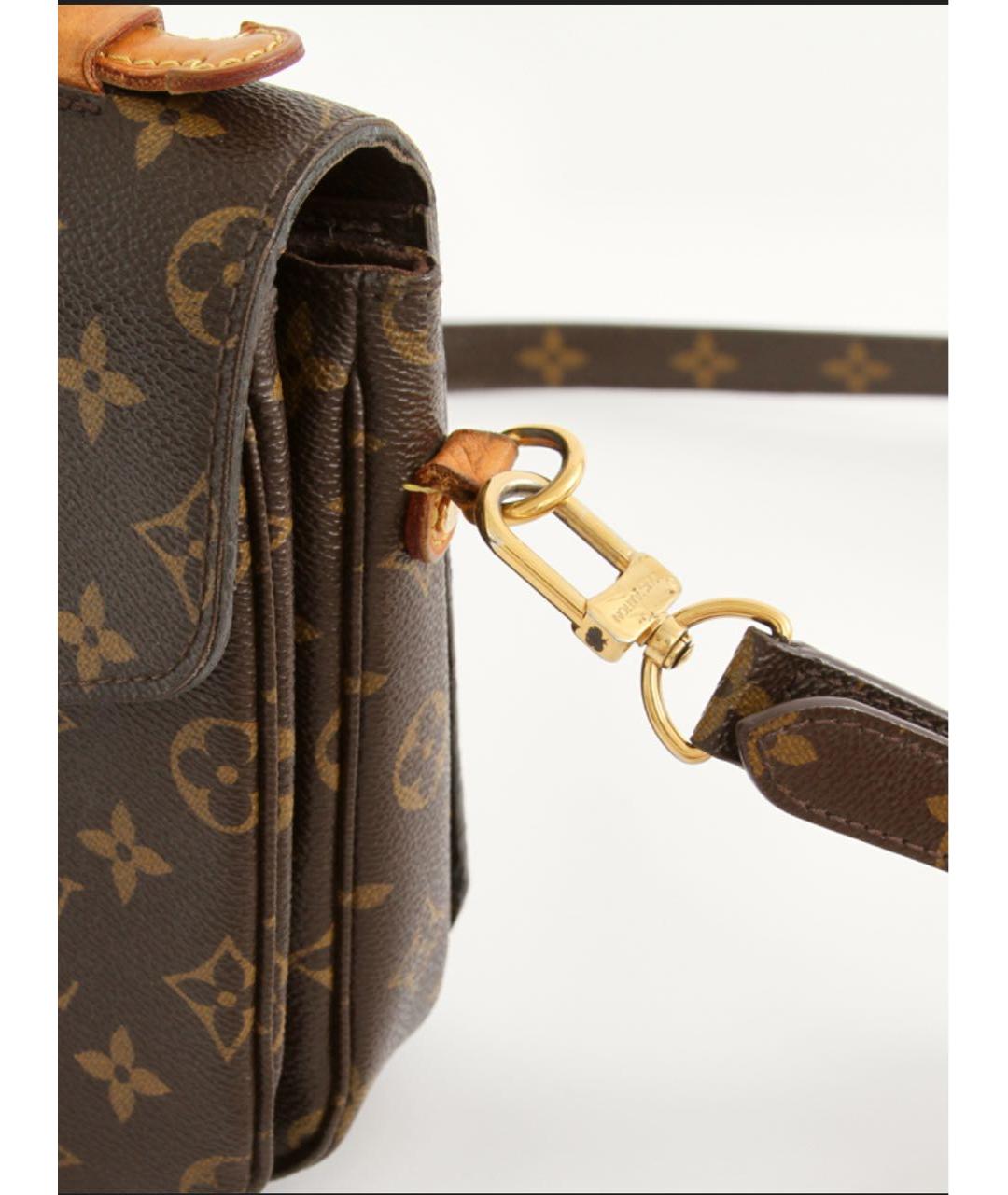 LOUIS VUITTON Коричневая сумка через плечо, фото 7