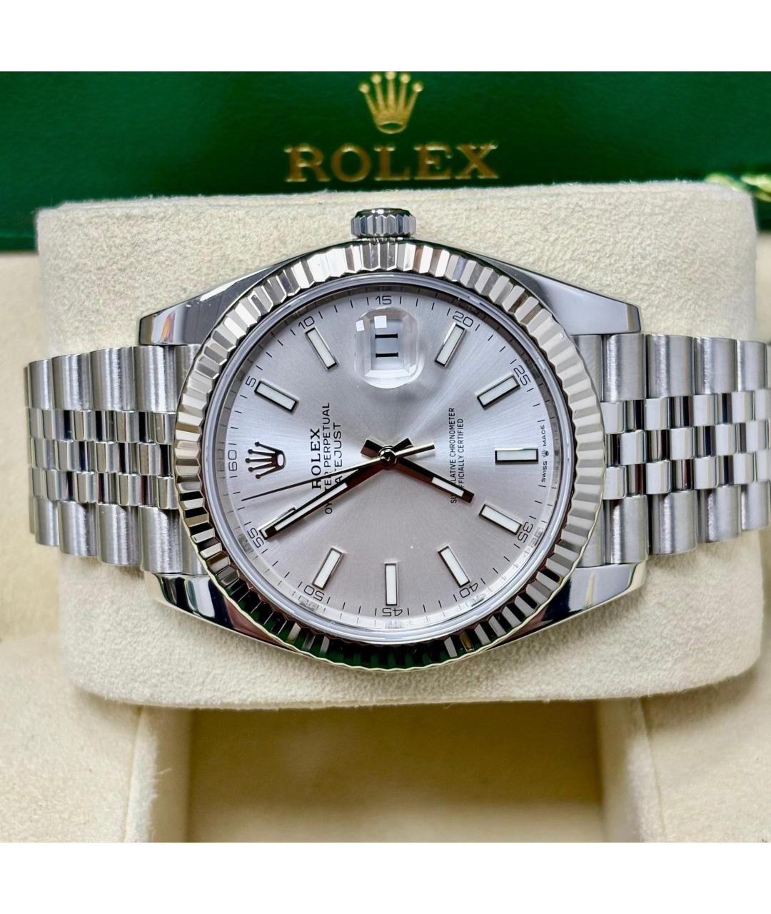 ROLEX Часы из белого золота, фото 4