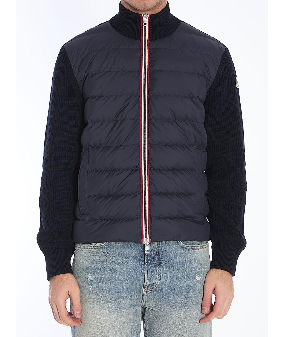 MONCLER Темно-синий кардиган, фото 2