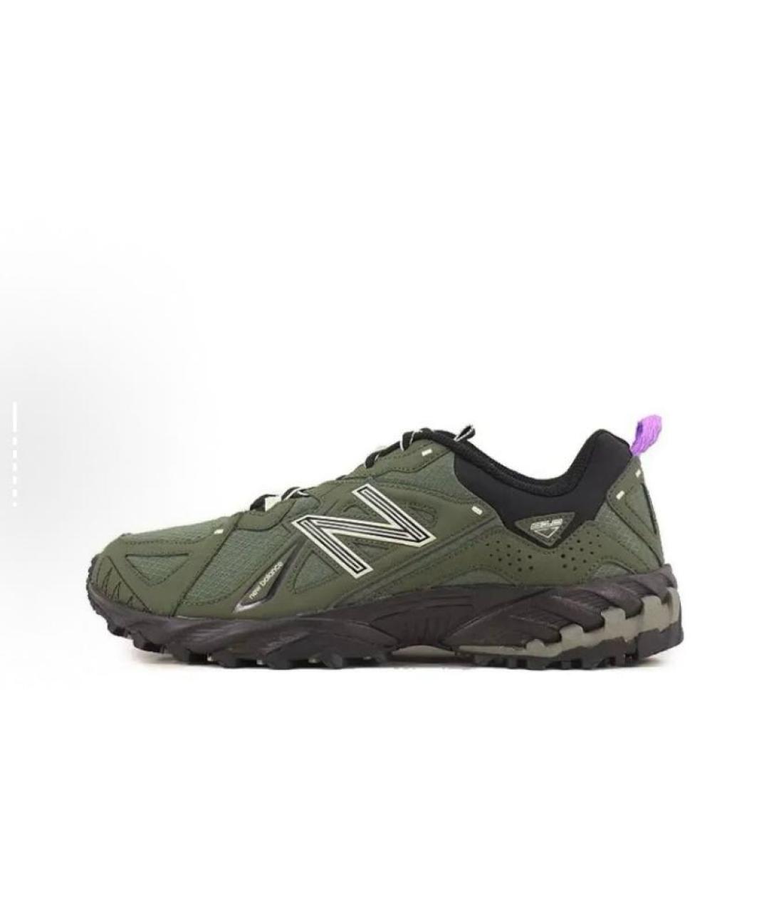 NEW BALANCE Зеленые низкие кроссовки / кеды, фото 2