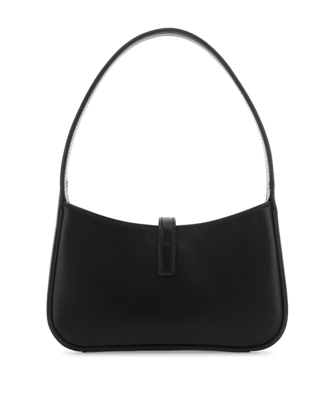 SAINT LAURENT Черная кожаная сумка через плечо, фото 3