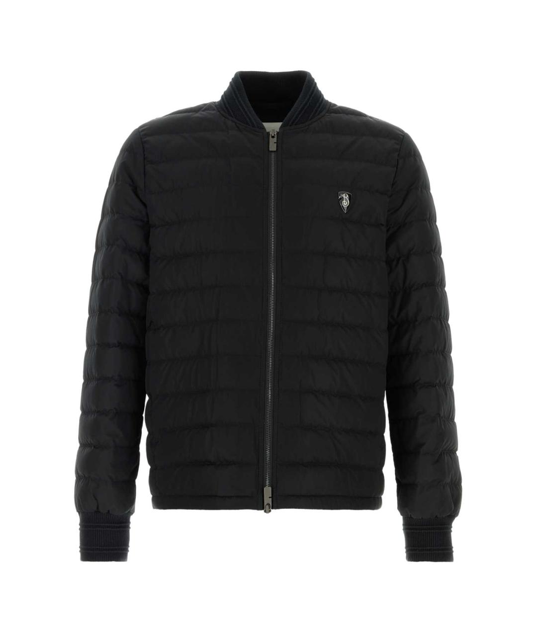 BURBERRY Черная полиэстеровая куртка, фото 1