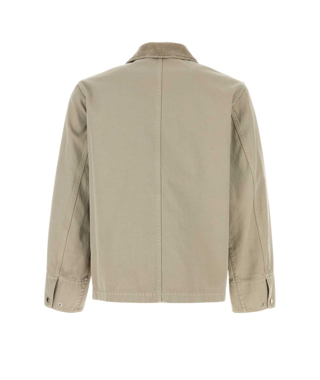 BURBERRY Зеленая хлопковая куртка, фото 2