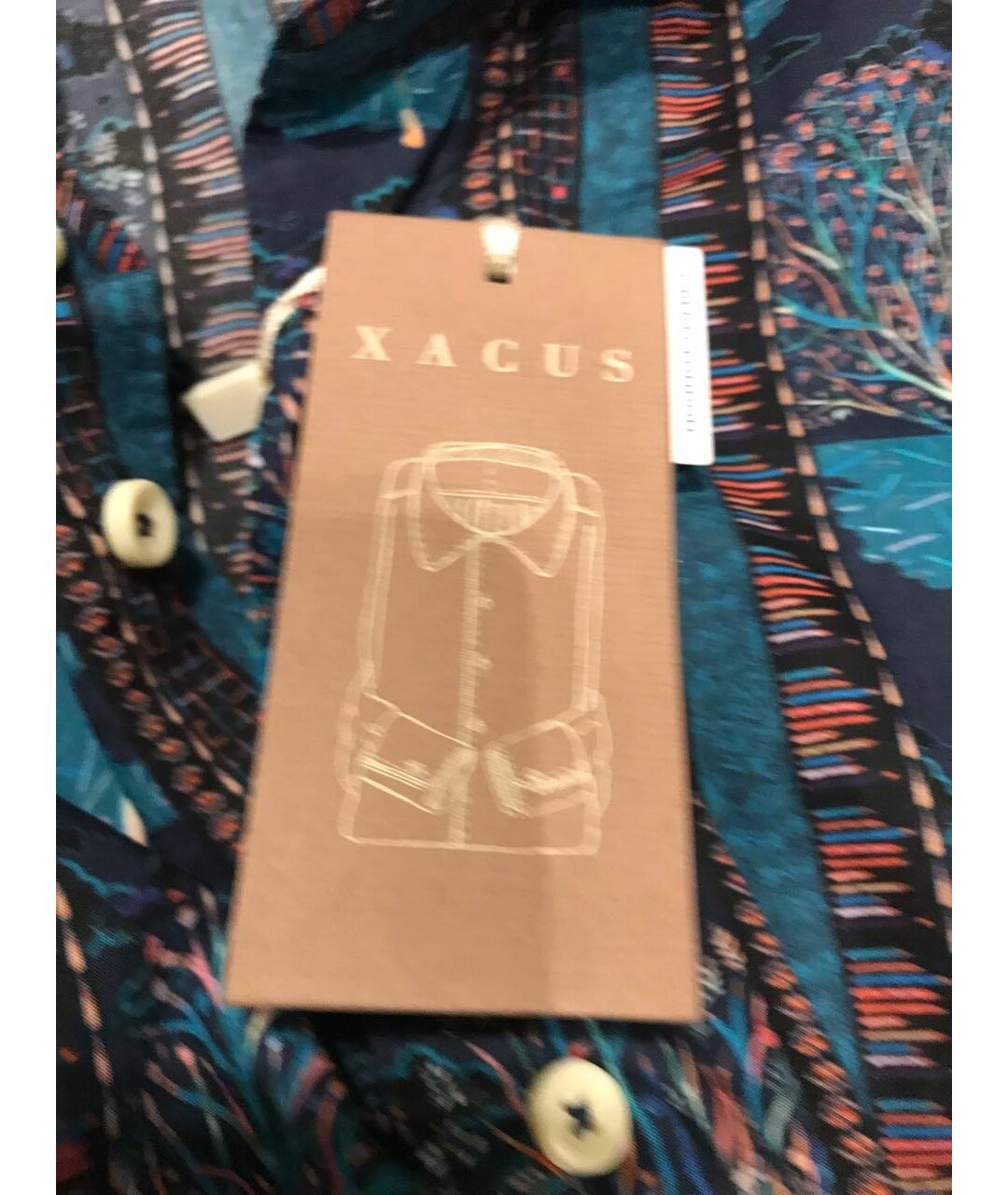 XACUS Мульти хлопковая кэжуал рубашка, фото 7