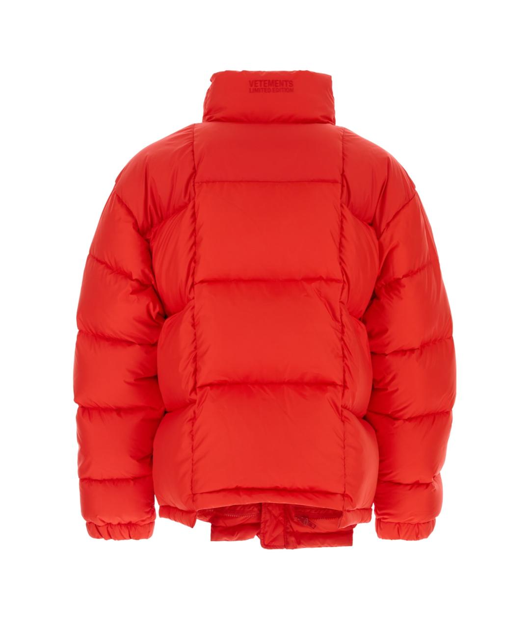 VETEMENTS Красная синтетическая куртка, фото 2