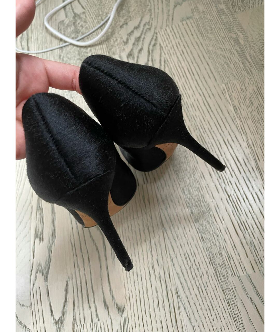 BRIAN ATWOOD Черные текстильные туфли, фото 5