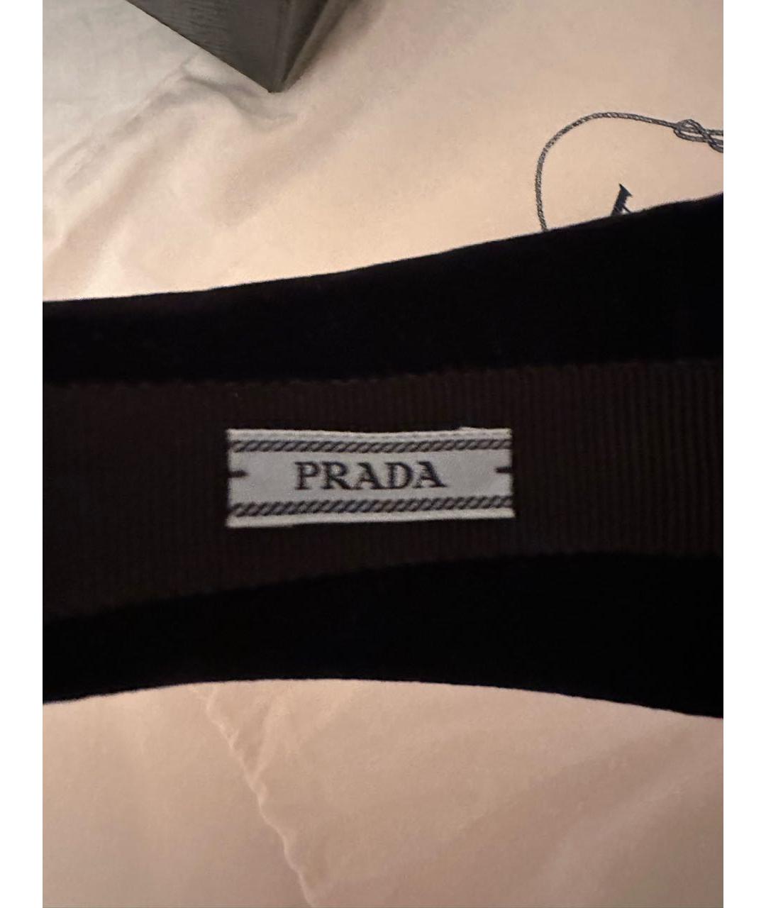 PRADA Темно-синий ободок, фото 2