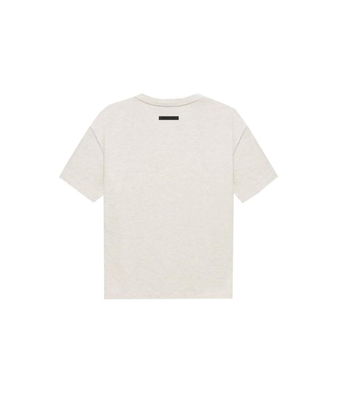 FEAR OF GOD ESSENTIALS Серая хлопковая футболка, фото 2
