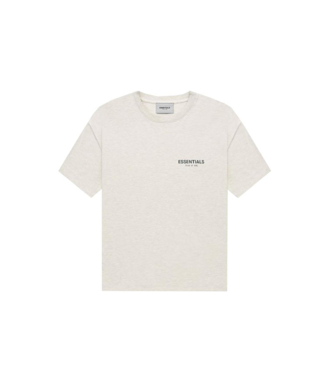 FEAR OF GOD ESSENTIALS Серая хлопковая футболка, фото 1