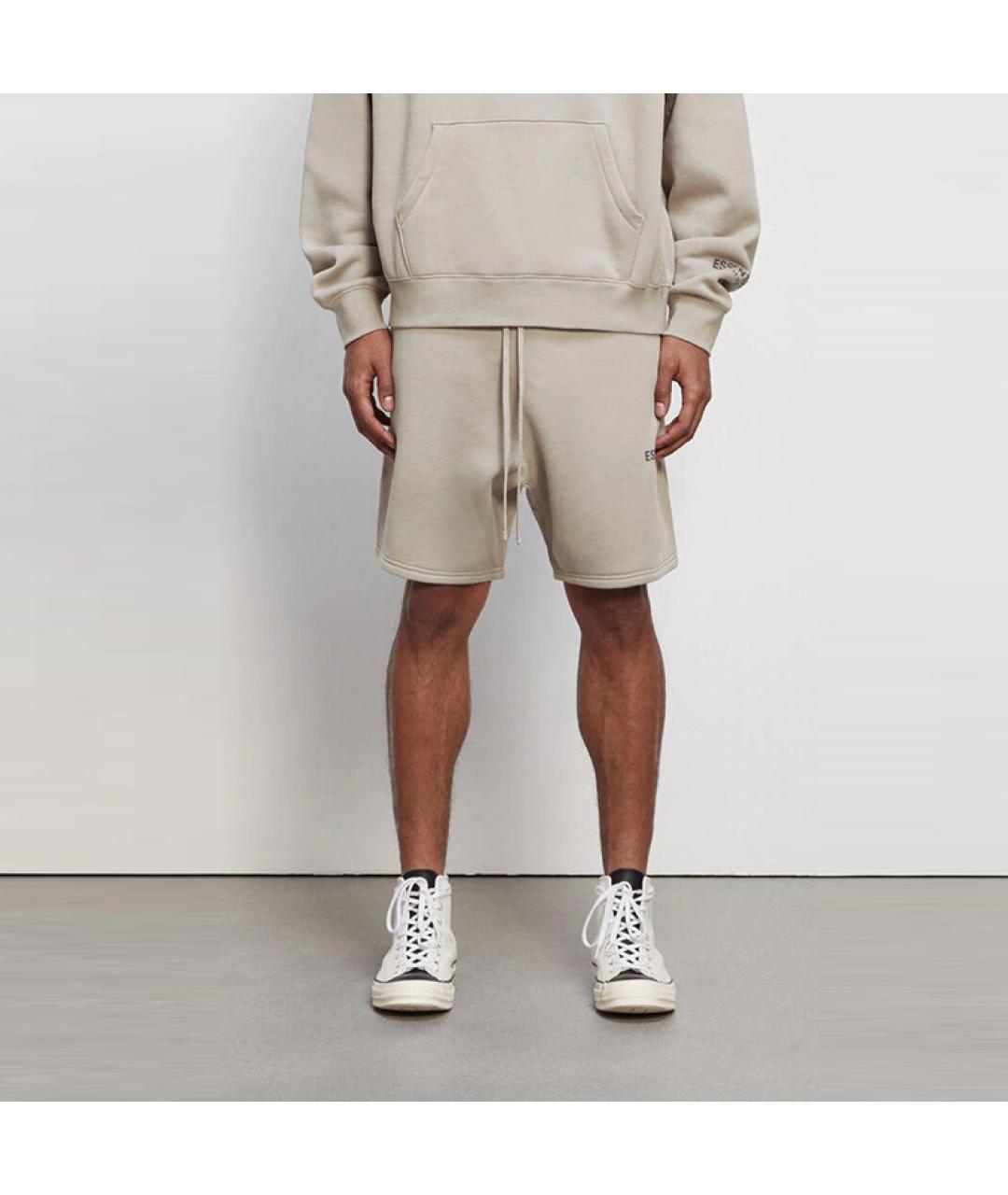 FEAR OF GOD ESSENTIALS Серые хлопковые шорты, фото 4