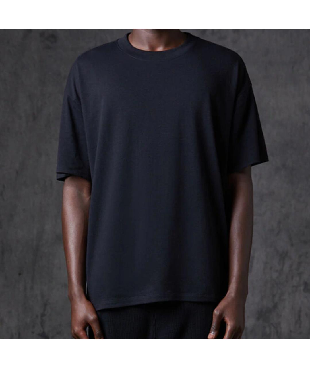 FEAR OF GOD ESSENTIALS Черная хлопковая футболка, фото 3
