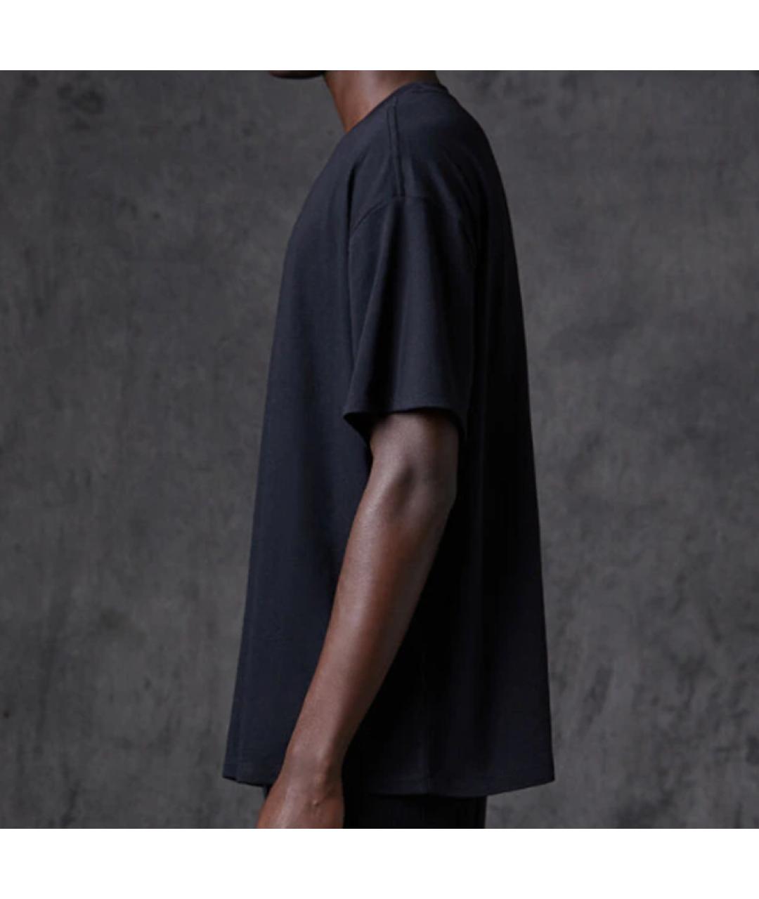 FEAR OF GOD ESSENTIALS Черная хлопковая футболка, фото 5
